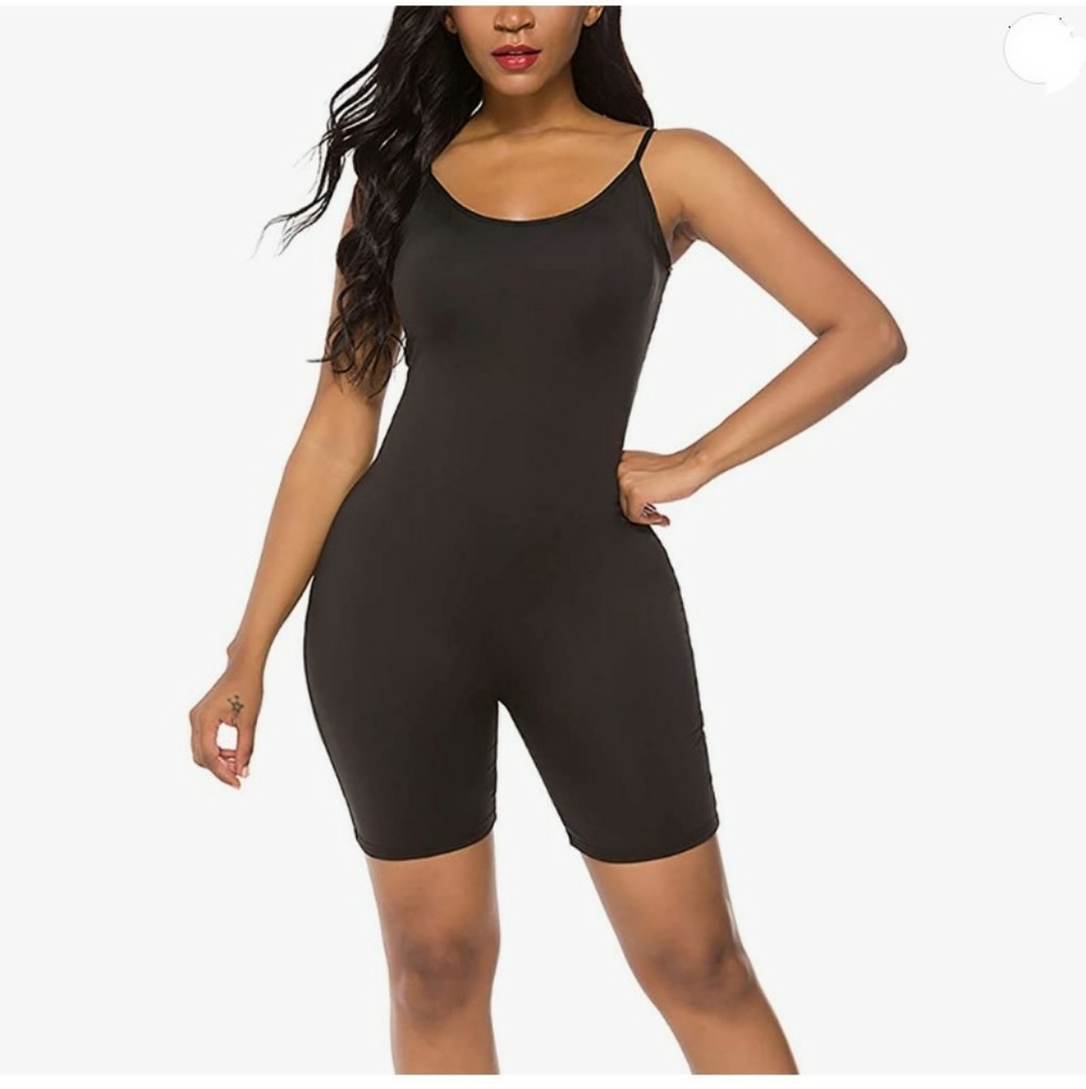 Amiliashp Spaghetti Strap Tank Top Short Jumpsuit Rompers Bodysuit One Piece NWT